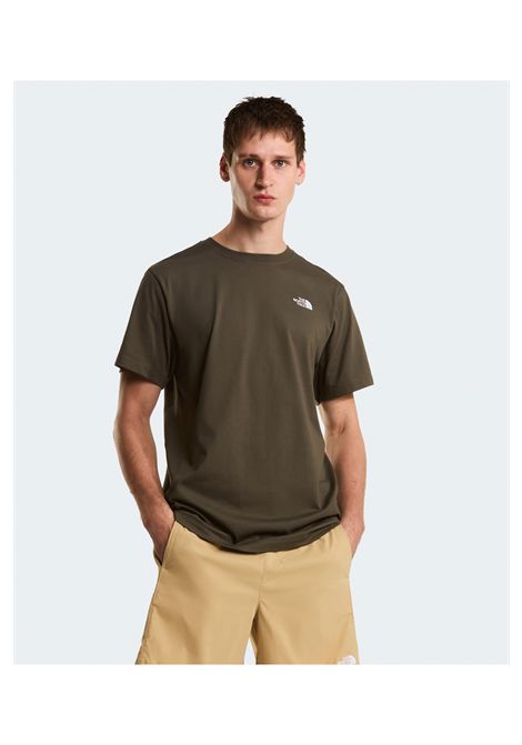 T-shirt The North Face Evolution Simple Dome Regular Tortora Uomo THE NORTH FACE | T-shirt | NF0A8CZ2-21L